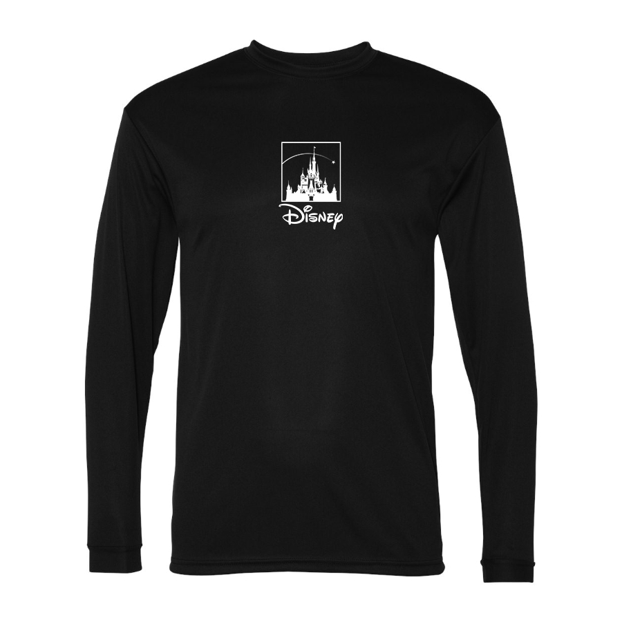 Men’s Walt Disney Cartoon - Polyester Long Sleeve T-Shirt - 5104