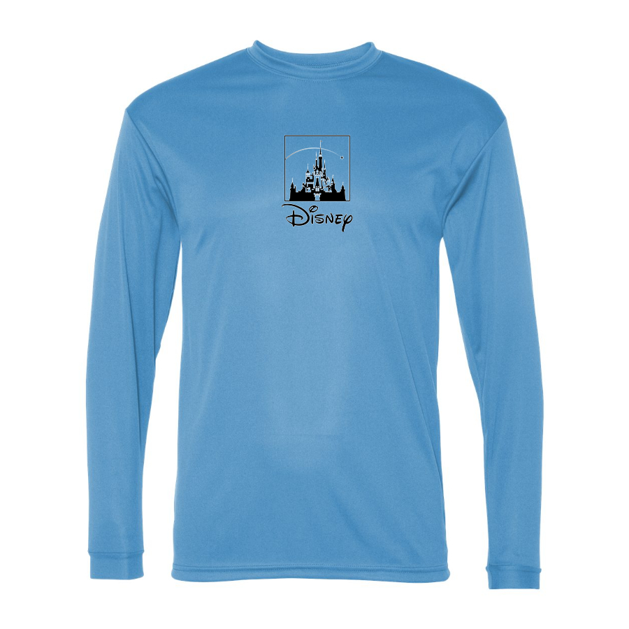 Men’s Walt Disney Cartoon - Polyester Long Sleeve T-Shirt - 5104