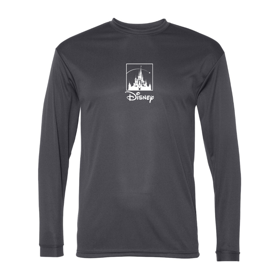 Men’s Walt Disney Cartoon - Polyester Long Sleeve T-Shirt - 5104