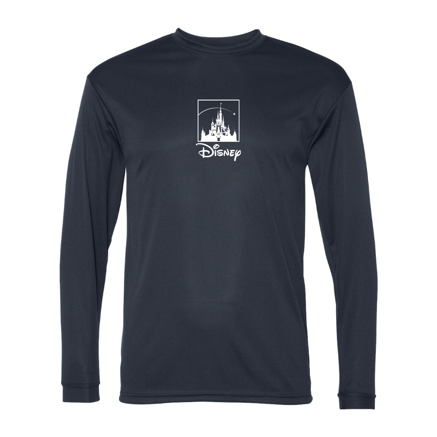 Men’s Walt Disney Cartoon - Polyester Long Sleeve T-Shirt - 5104