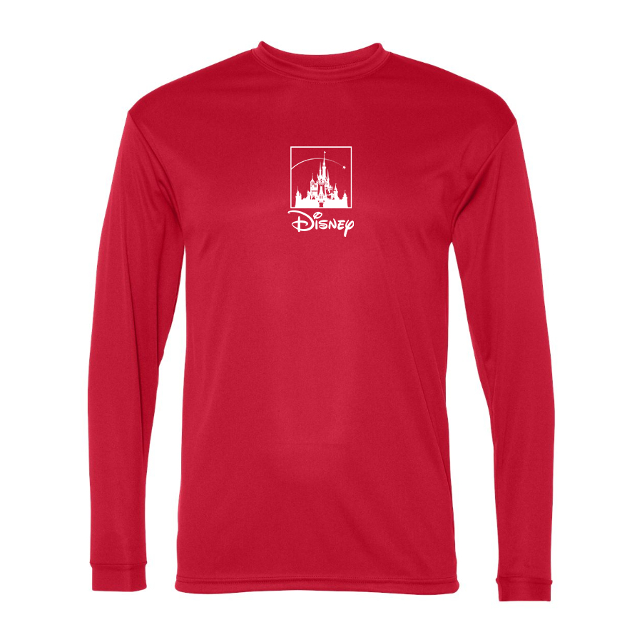 Men’s Walt Disney Cartoon - Polyester Long Sleeve T-Shirt - 5104