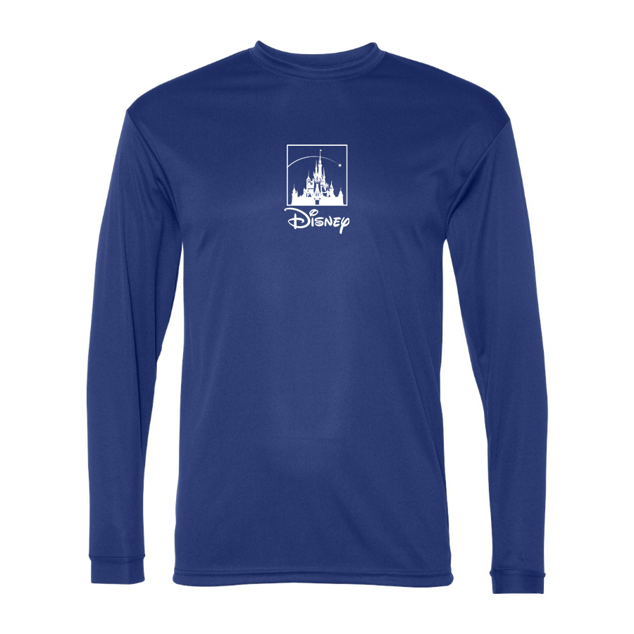 Men’s Walt Disney Cartoon - Polyester Long Sleeve T-Shirt - 5104