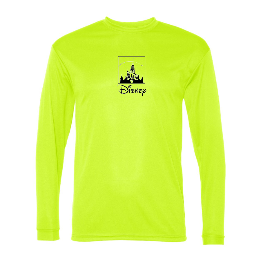 Men’s Walt Disney Cartoon - Polyester Long Sleeve T-Shirt - 5104