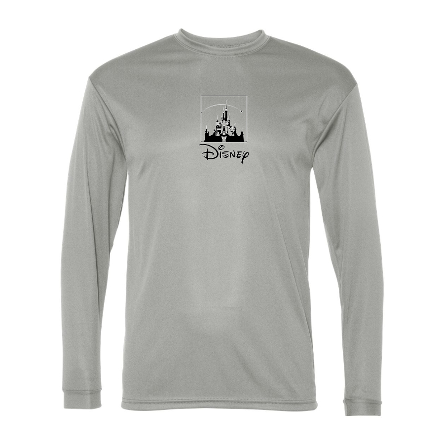 Men’s Walt Disney Cartoon - Polyester Long Sleeve T-Shirt - 5104