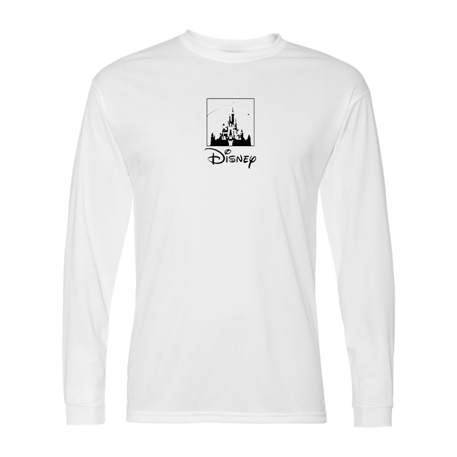 Men’s Walt Disney Cartoon - Polyester Long Sleeve T-Shirt - 5104