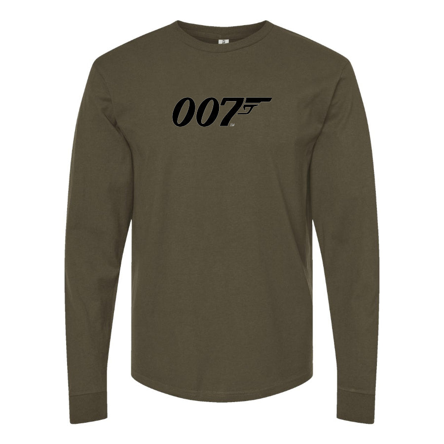 Men's 007 James Bond Movie Long Sleeve T-Shirt