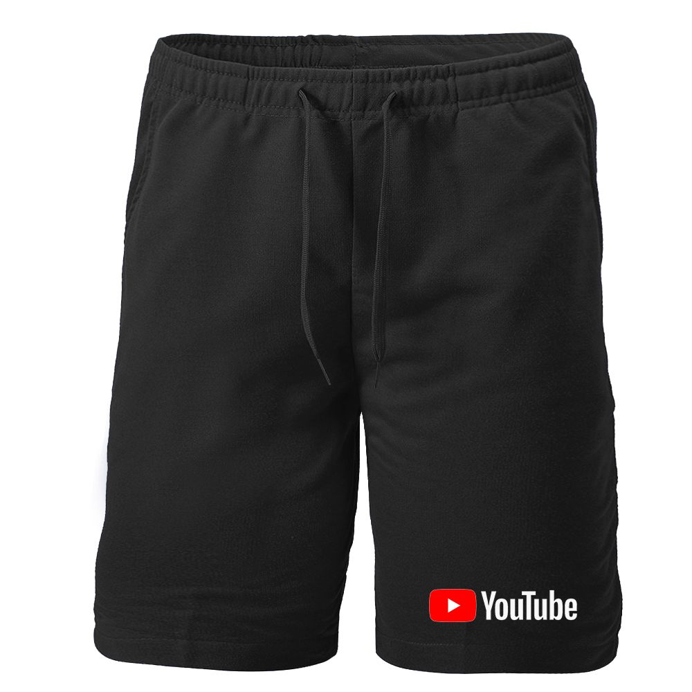 Men's YouTube Social Video Steaming Athletic Fleece Shorts