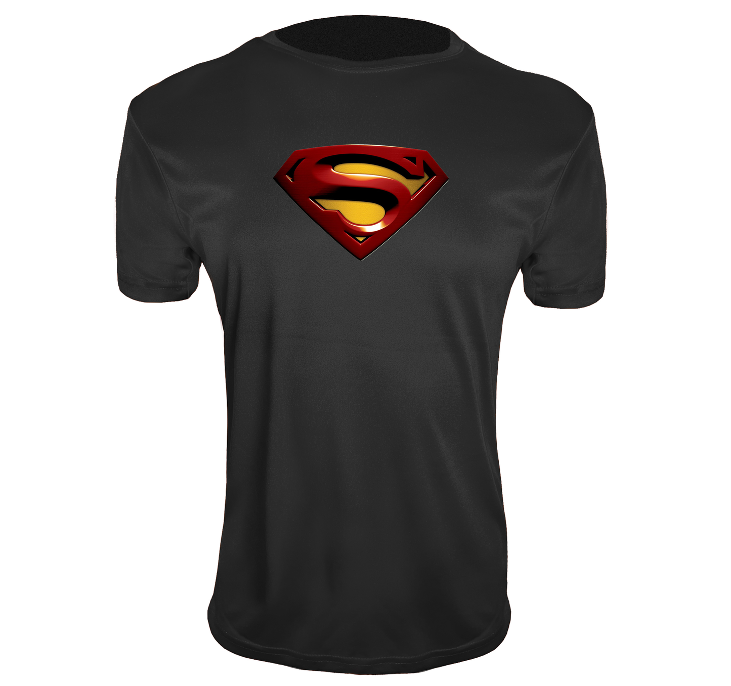 Youth Kids Superman Superhero Performance T-Shirt