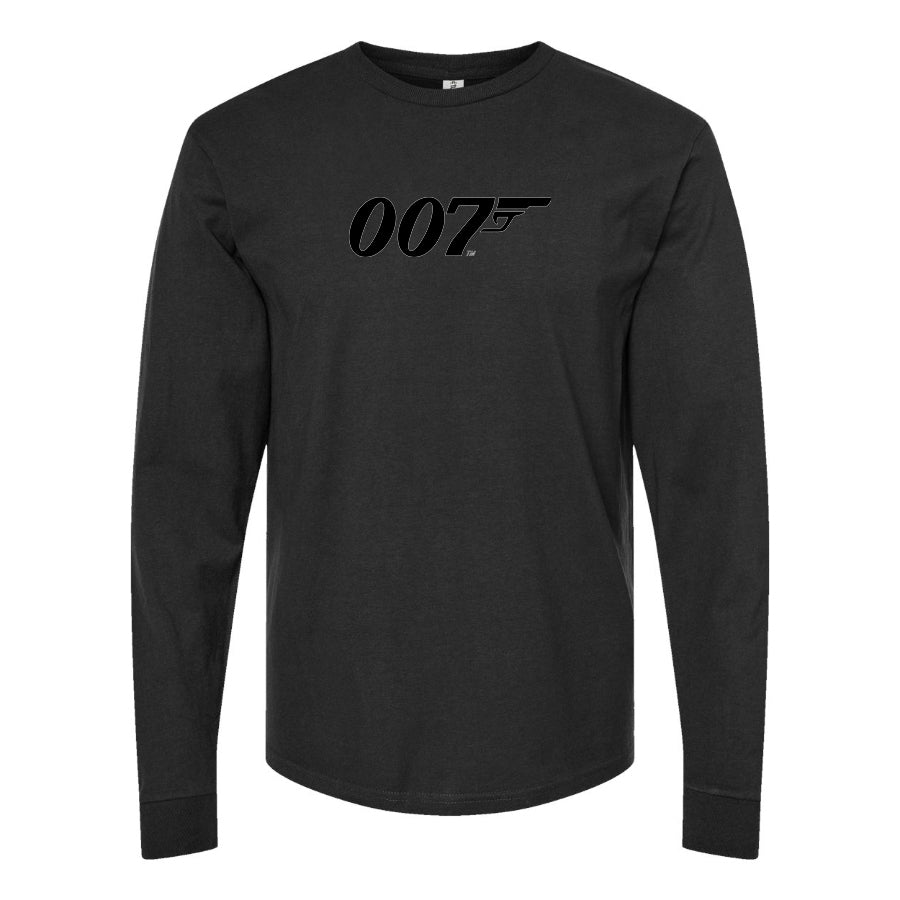 Men's 007 James Bond Movie Long Sleeve T-Shirt