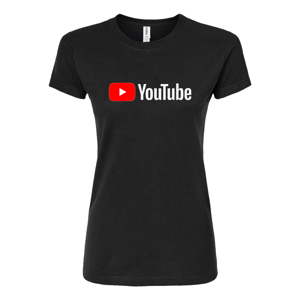 Women's YouTube Social Video Steaming Round Neck T-Shirt
