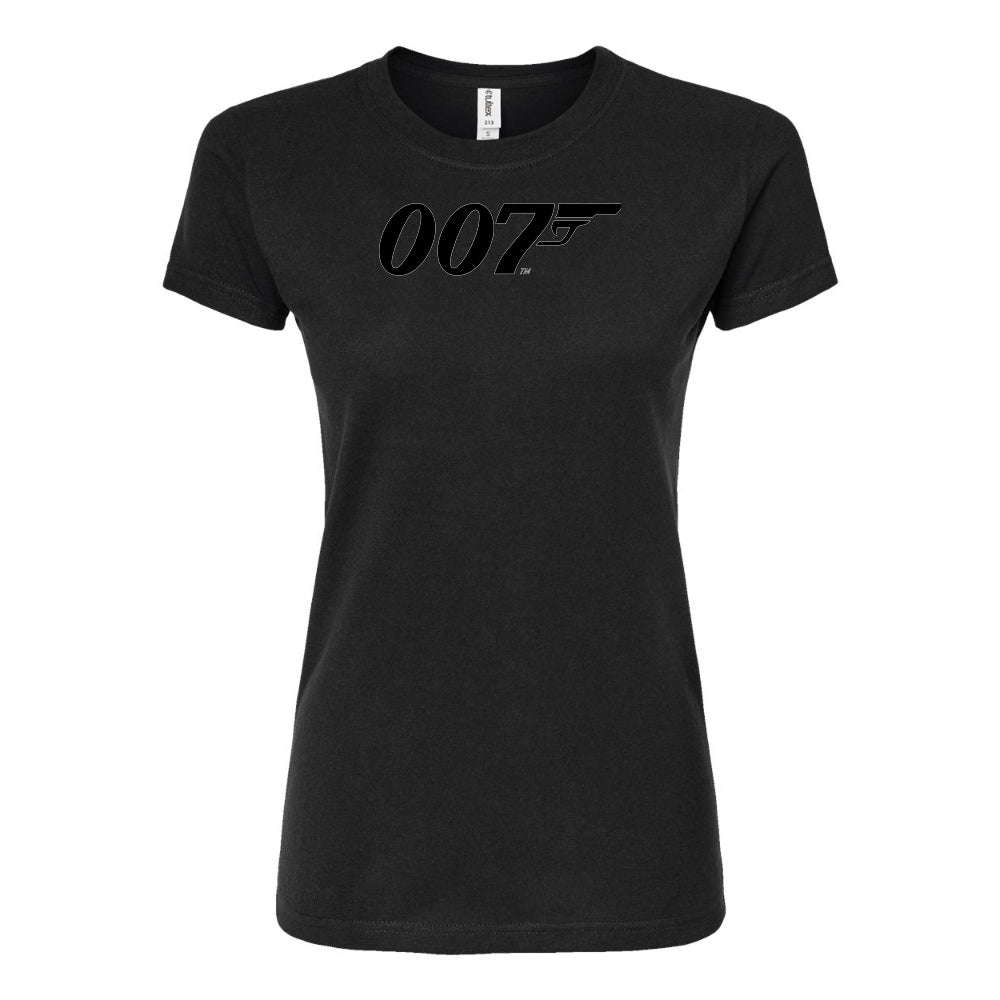 Women’s 007 James Bond Movie Round Neck T-Shirt