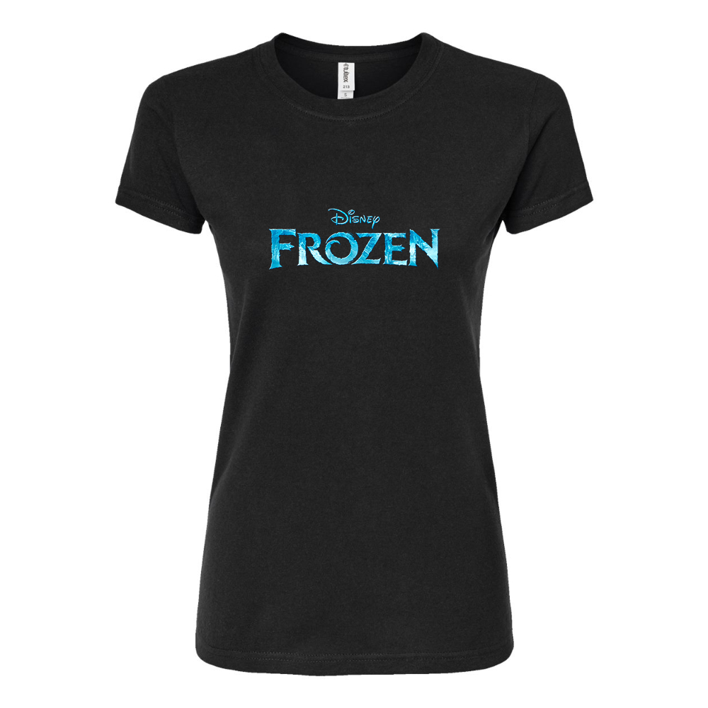 Women’s Frozen Disney Cartoon Round Neck T-Shirt