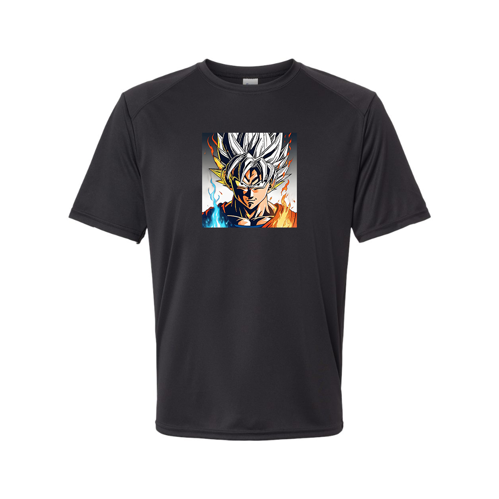 Youth Kids Goku Fire Dragon Ball Z Cartoon Performance T-Shirt
