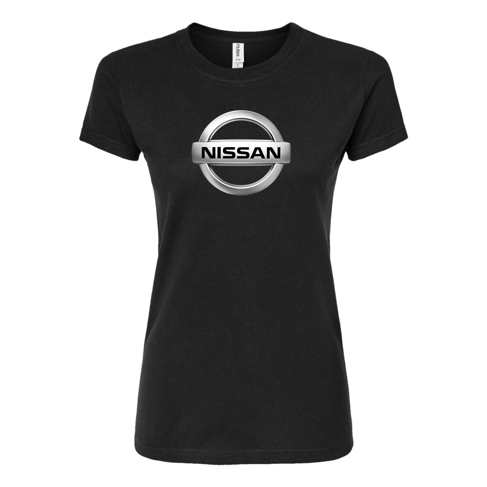 Women’s Nissan Motorsport Car Round Neck T-Shirt
