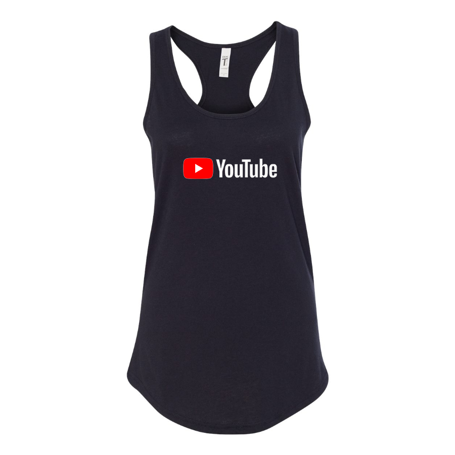 Women's YouTube Social Video Steaming Racerback Tank Top