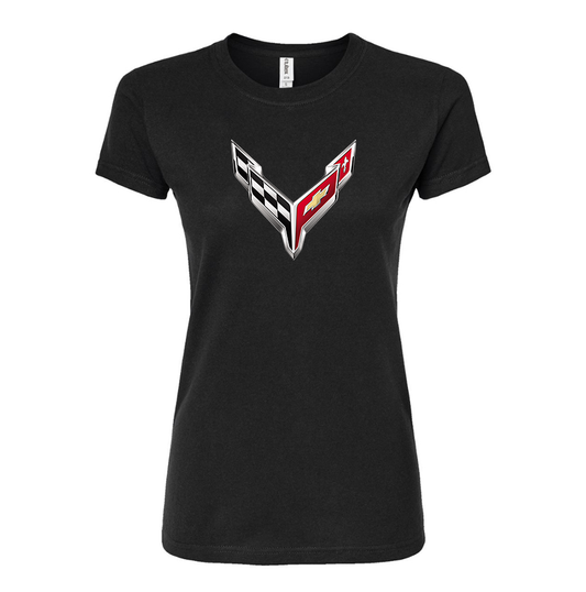 Women’s Chevrolet Corvette Round Neck T-Shirt