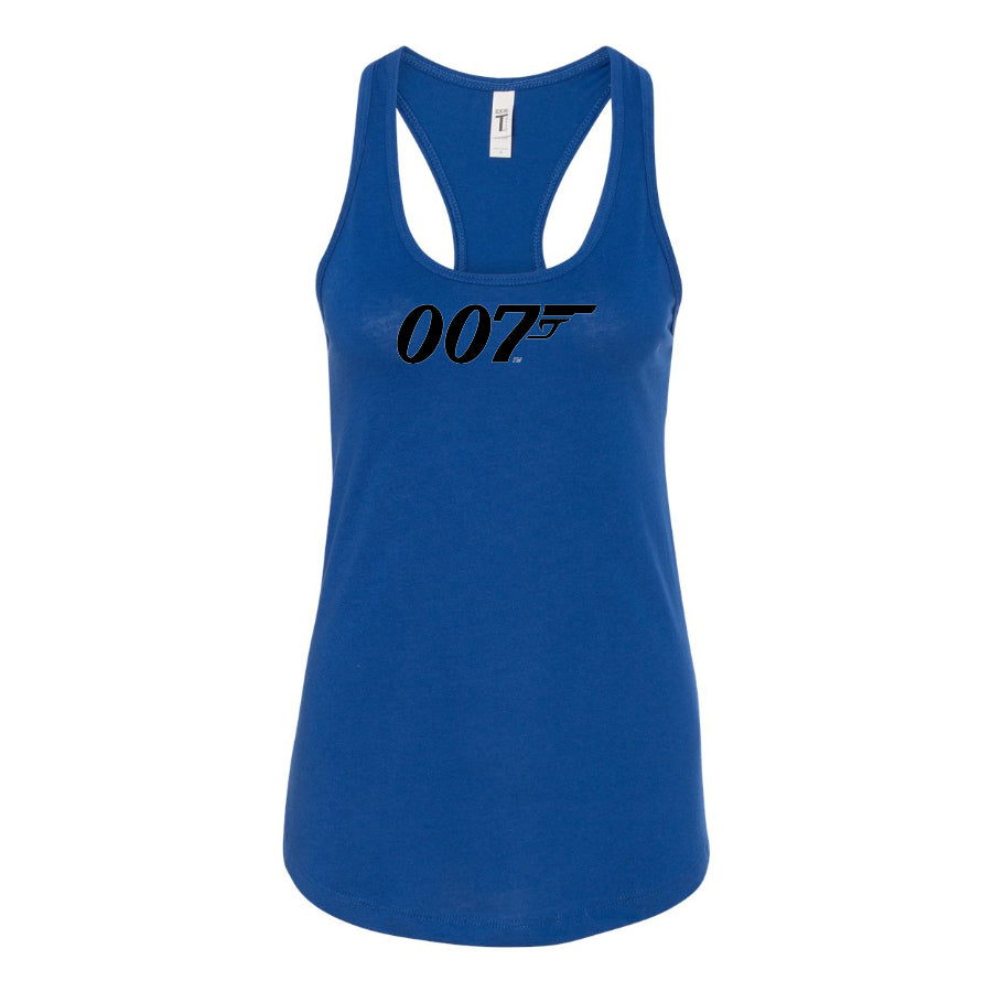 Women's 007 James Bond Movie Racerback Tank Top