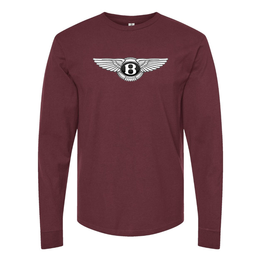 Men’s Bentley Motorsports Car Long Sleeve T-Shirt