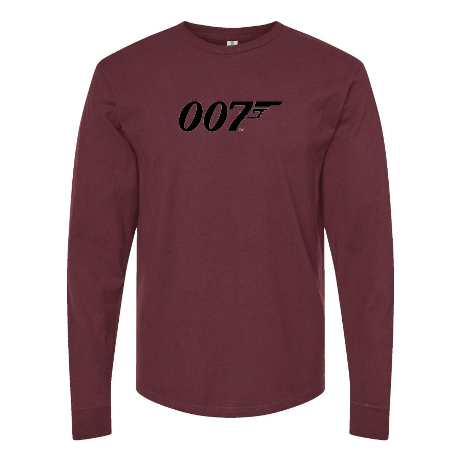 Men's 007 James Bond Movie Long Sleeve T-Shirt