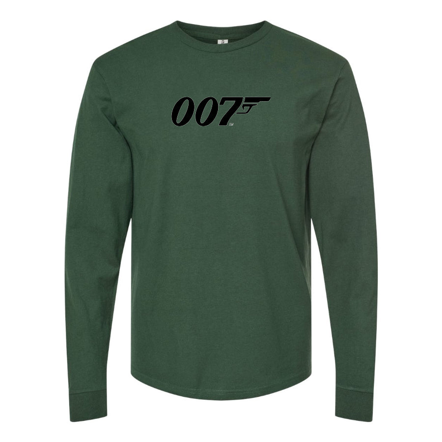 Men's 007 James Bond Movie Long Sleeve T-Shirt