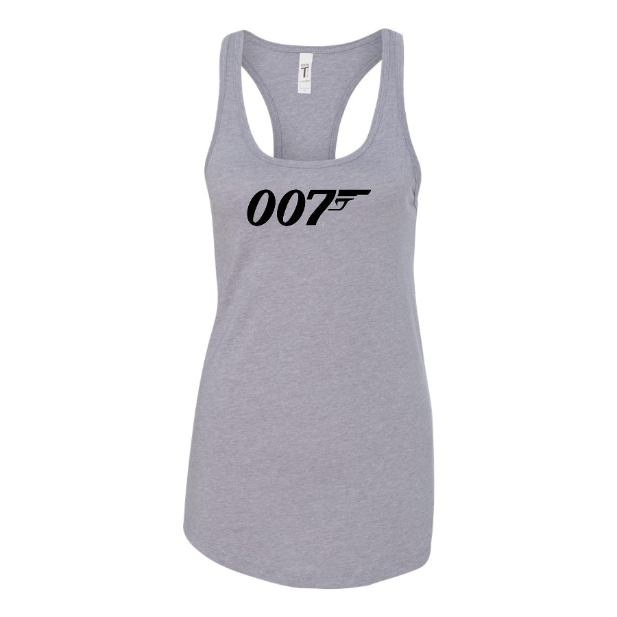 Women's 007 James Bond Movie Racerback Tank Top