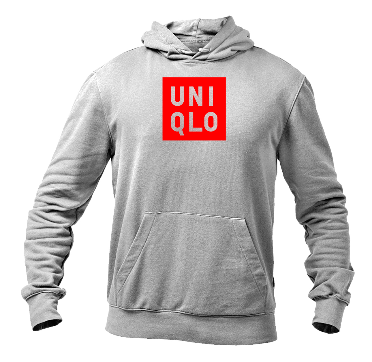 Men's Uniqlo Logo Pullover Hoodie