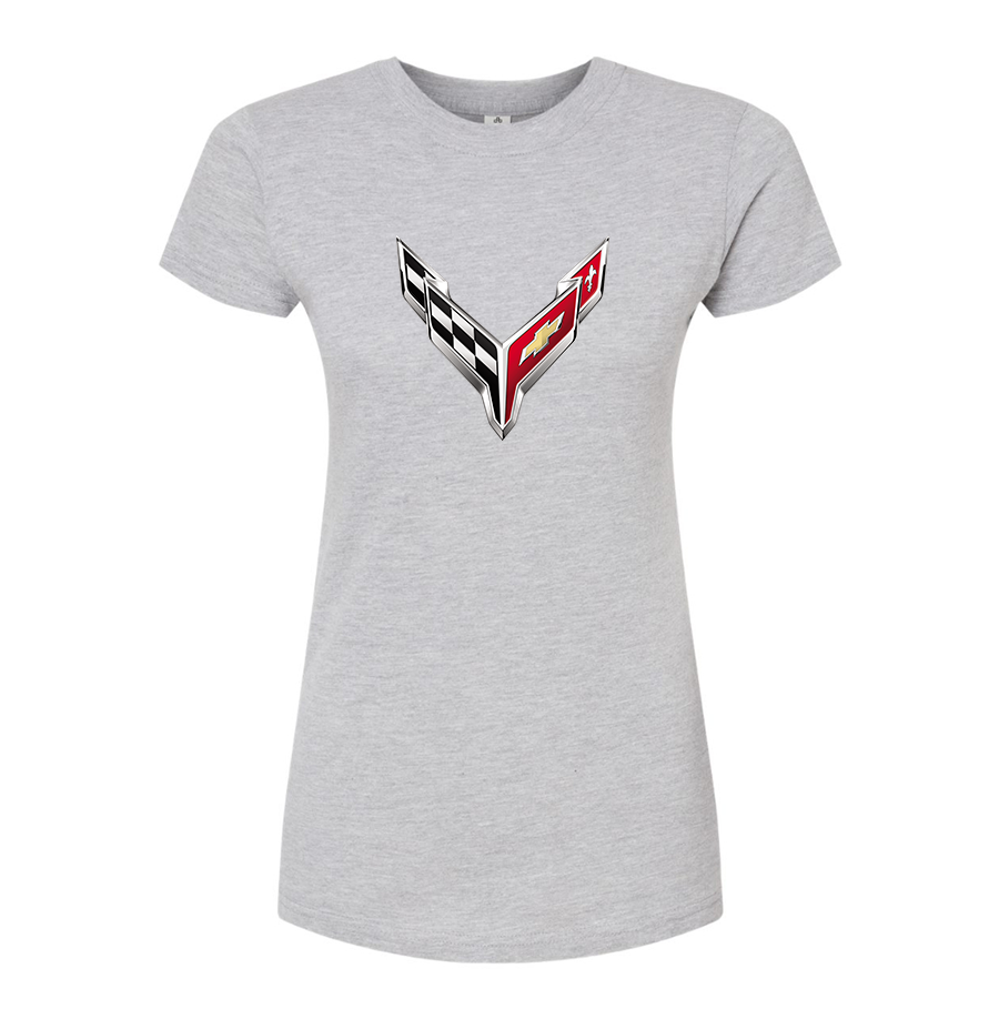 Women’s Chevrolet Corvette Round Neck T-Shirt