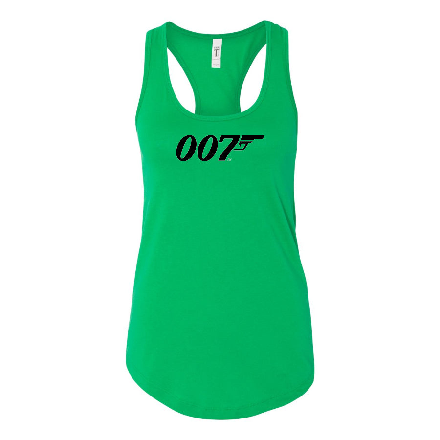 Women's 007 James Bond Movie Racerback Tank Top