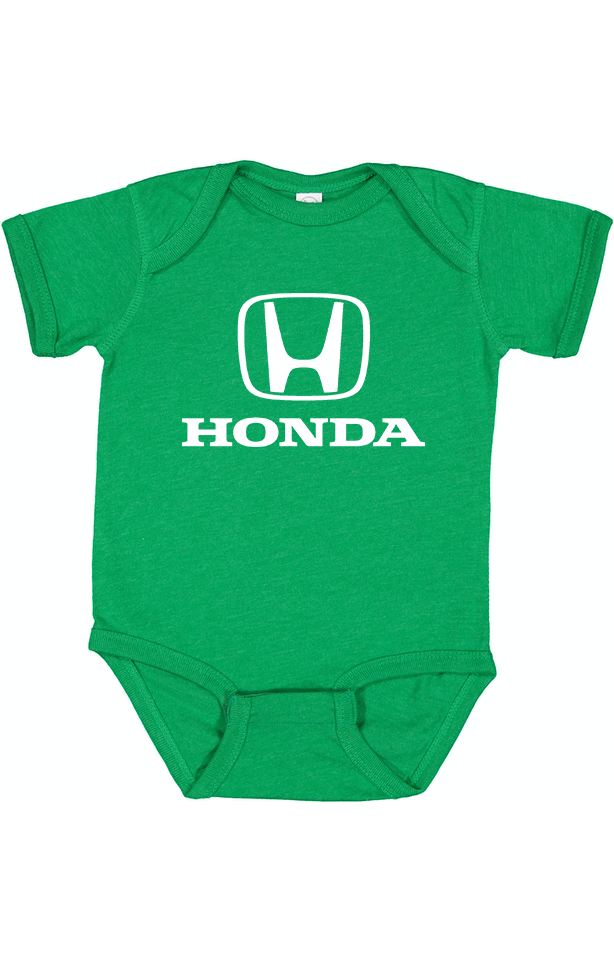 Honda Motorsport Car Baby Romper Onesie