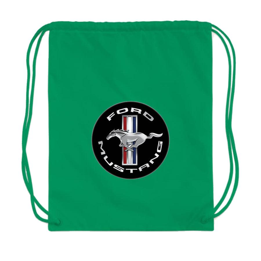 Ford Mustang Motorsport Car Drawstring Bag