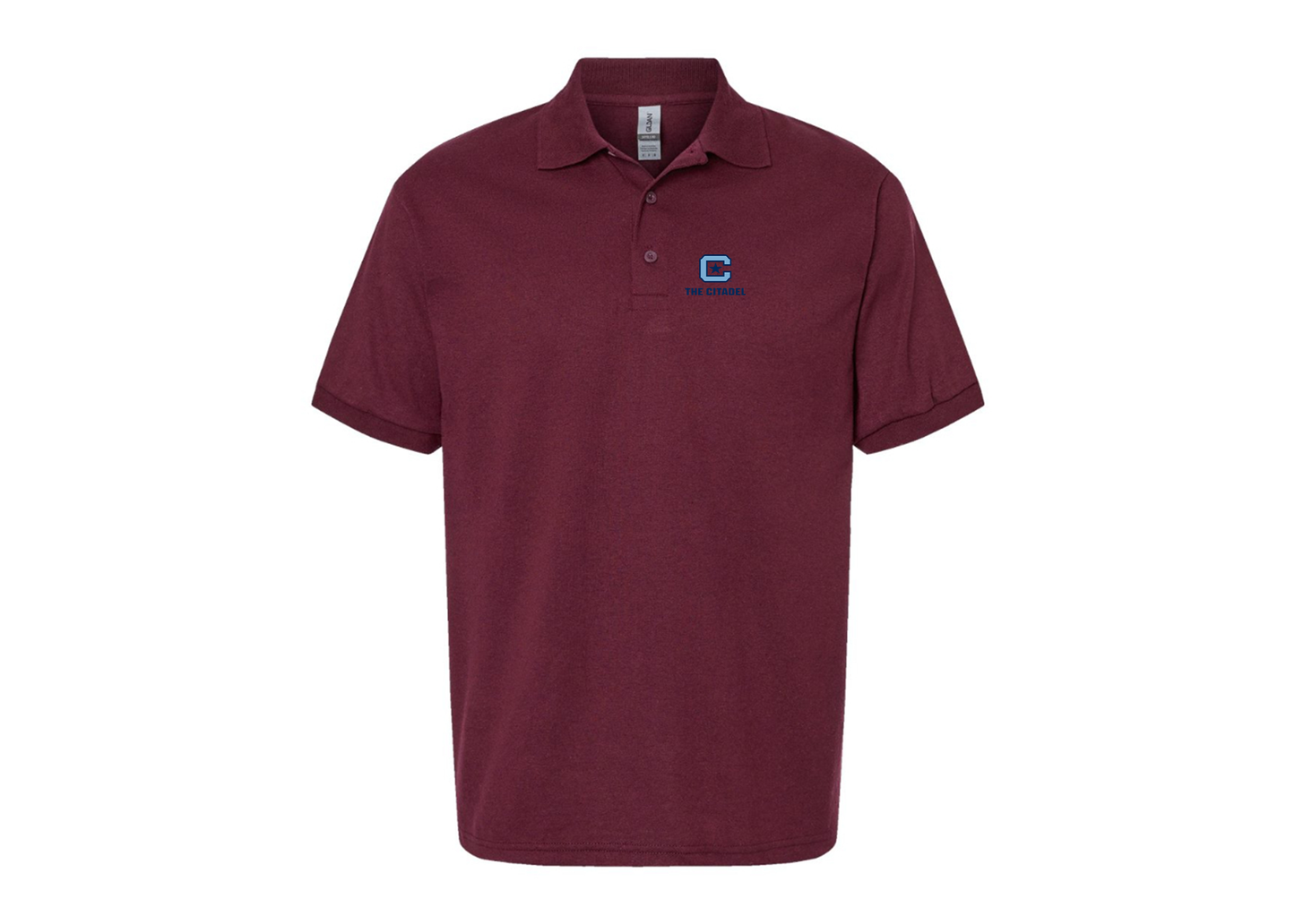 Men' The Citadel Bulldogs Gildan Dry Blend Jersey Polo