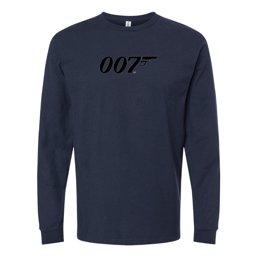 Men's 007 James Bond Movie Long Sleeve T-Shirt