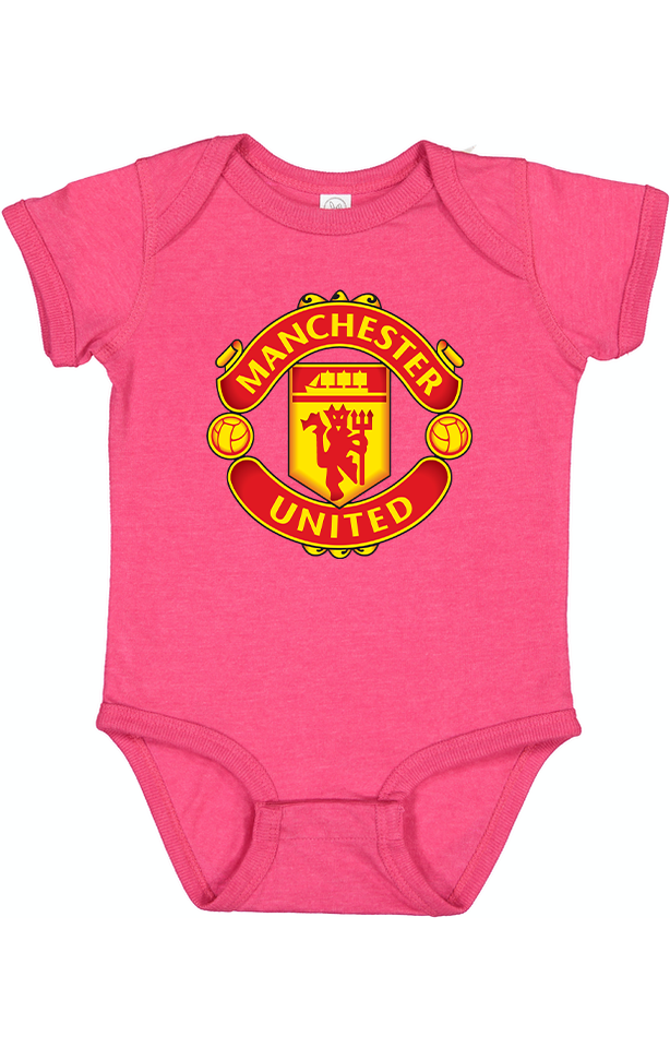 Baby Manchester United Soccer Romper Onesie