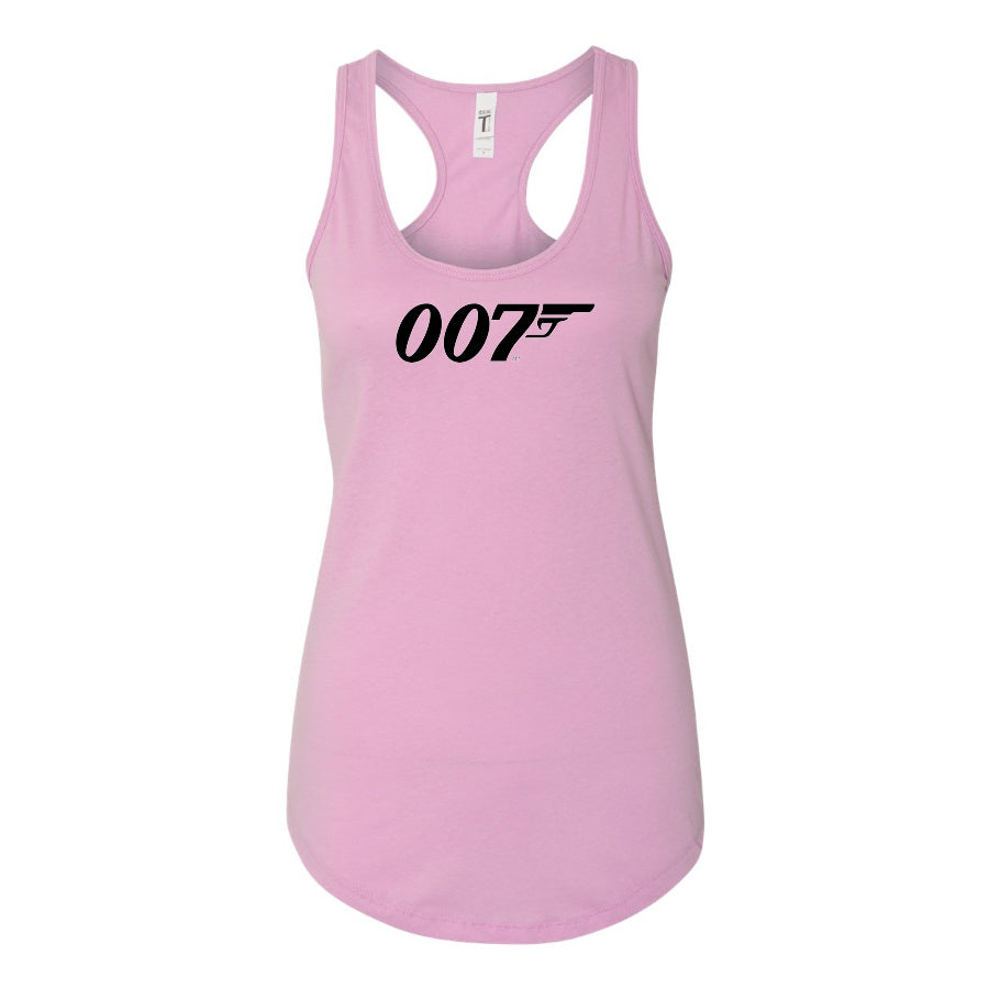 Women's 007 James Bond Movie Racerback Tank Top
