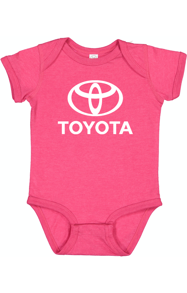 Toyota Motorsport Car Baby Romper Onesie