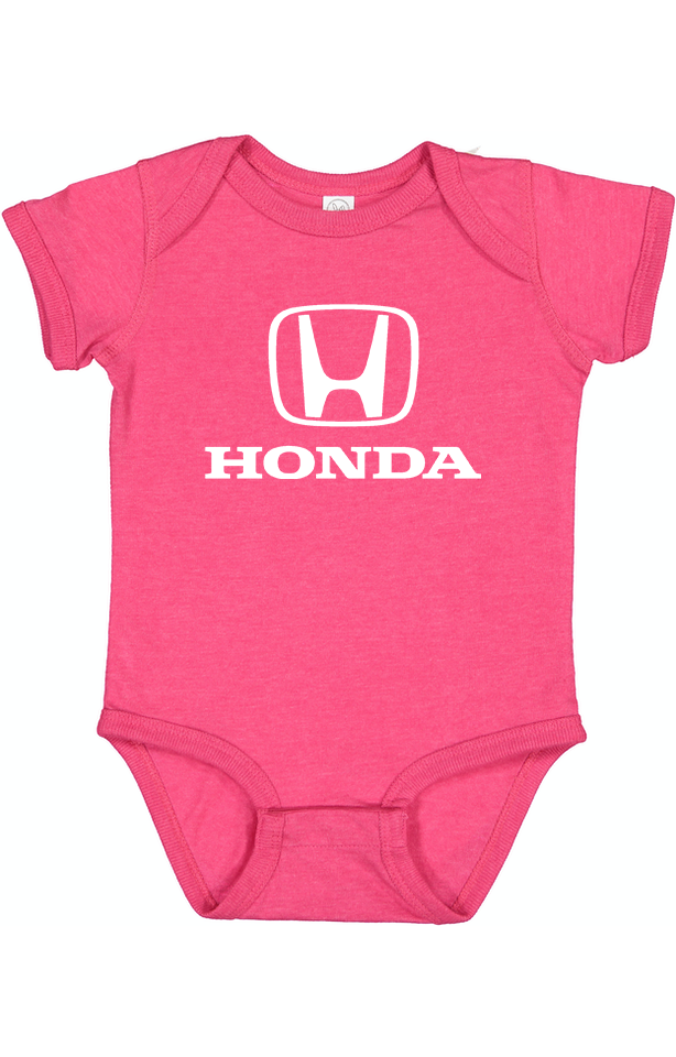 Honda Motorsport Car Baby Romper Onesie