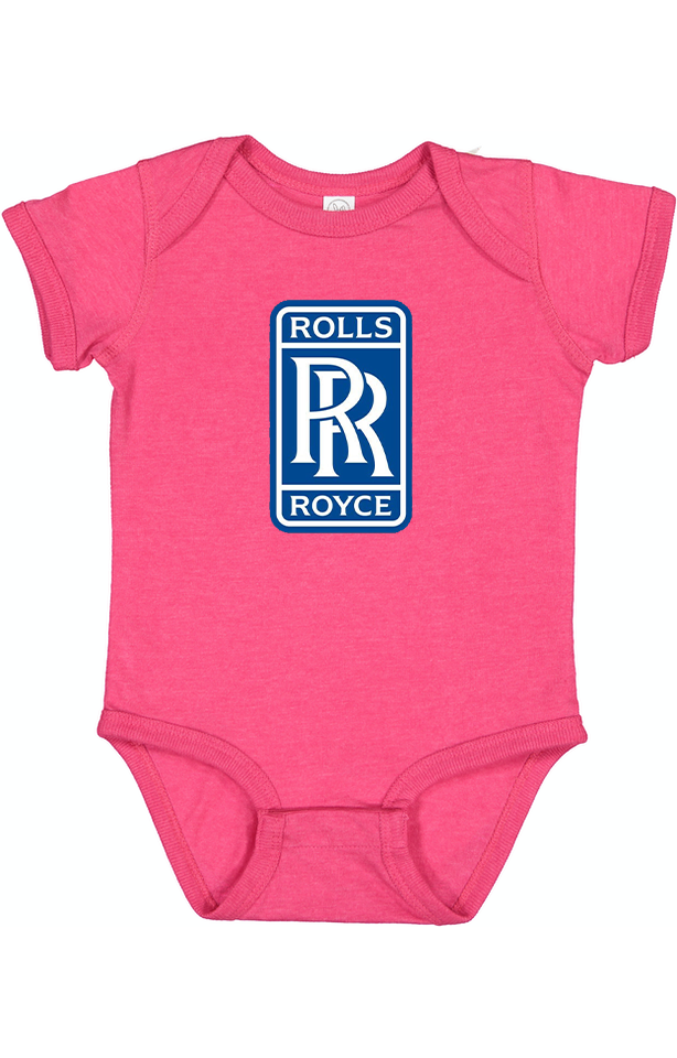 Rolls Royce Motorsport Car Baby Romper Onesie