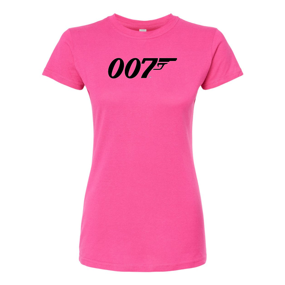 Women’s 007 James Bond Movie Round Neck T-Shirt