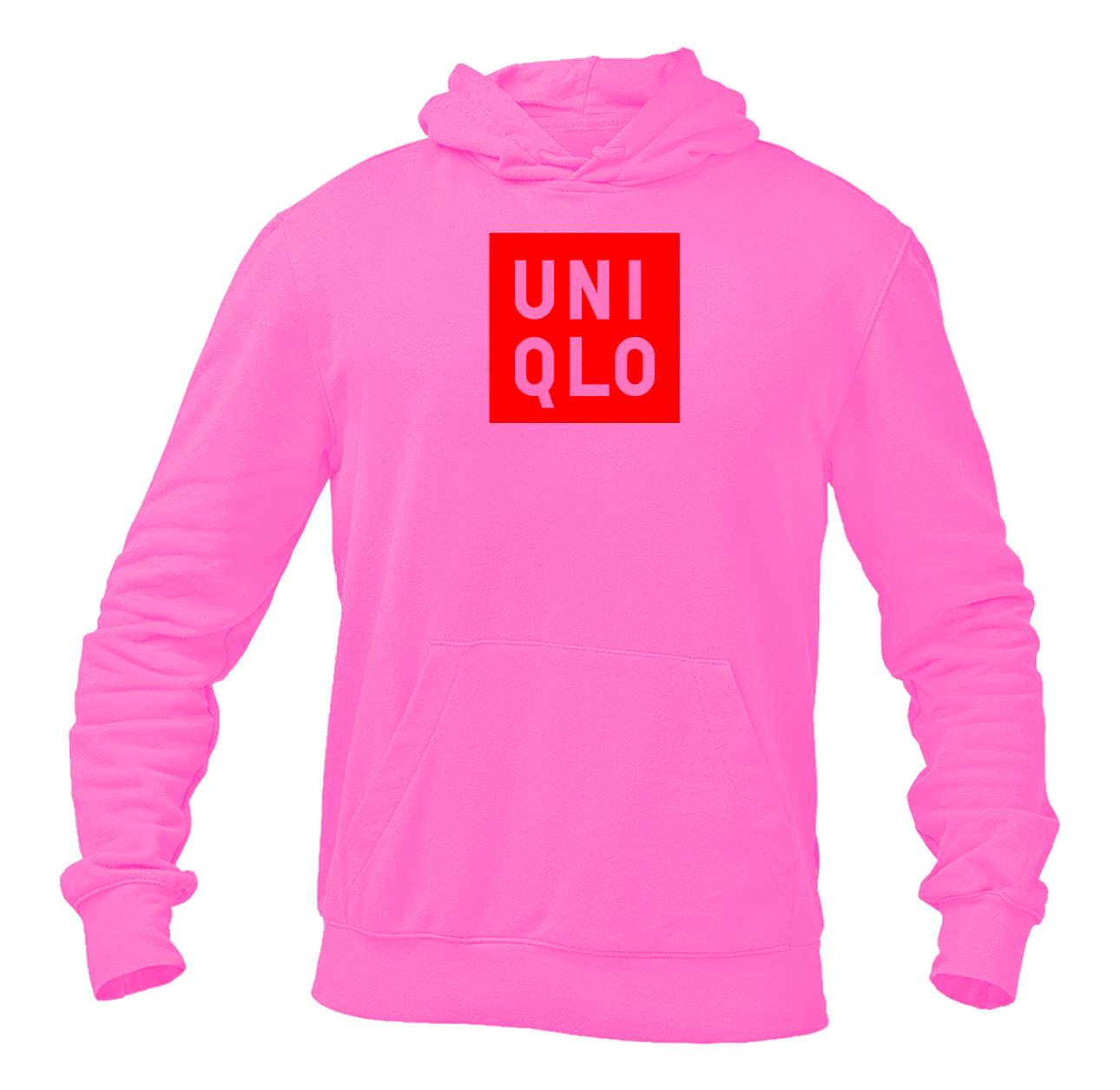 Men's Uniqlo Logo Pullover Hoodie