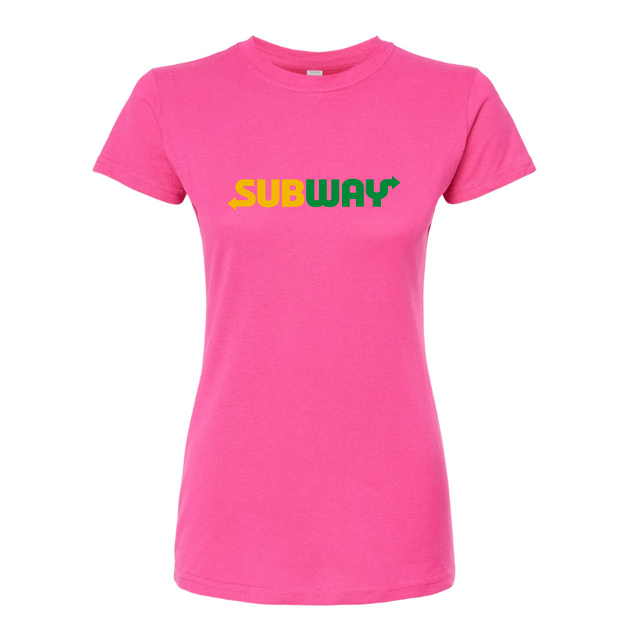 Women’s Subway Round Neck T-Shirt