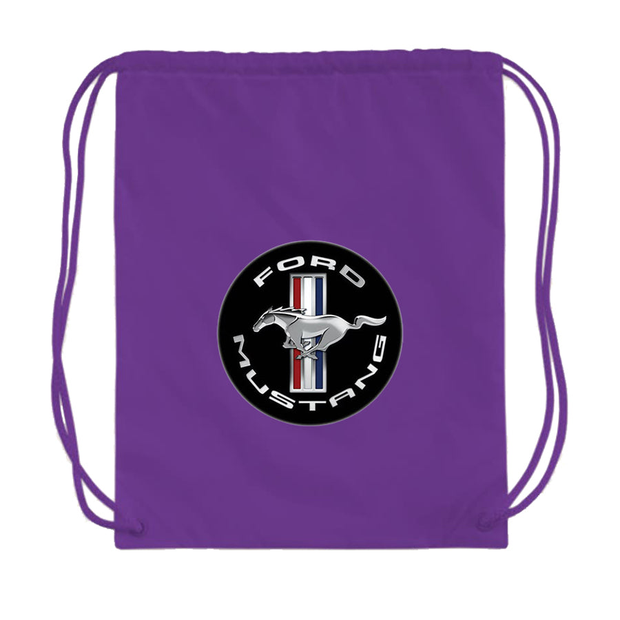 Ford Mustang Motorsport Car Drawstring Bag