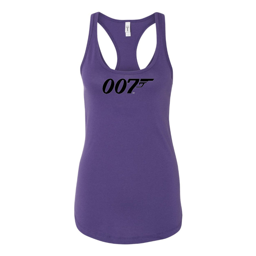 Women's 007 James Bond Movie Racerback Tank Top
