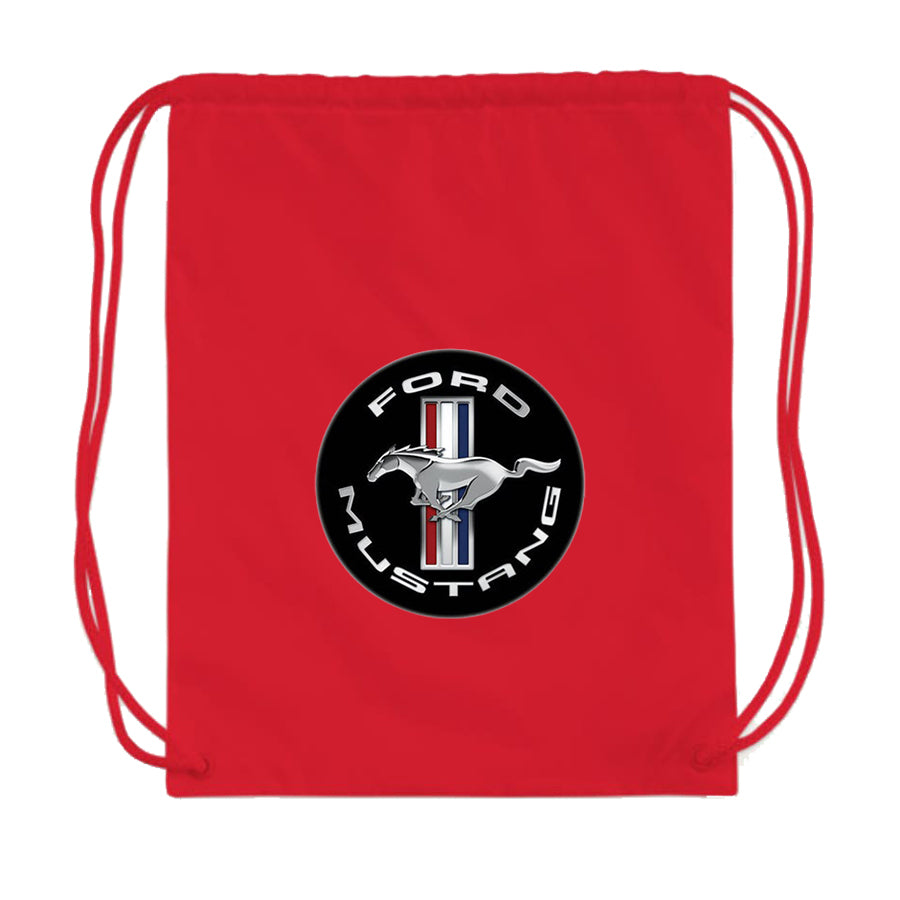Ford Mustang Motorsport Car Drawstring Bag