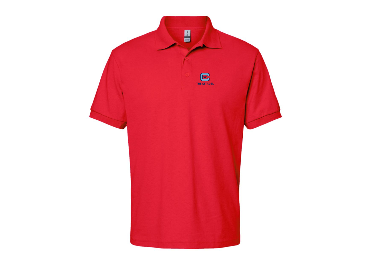 Men' The Citadel Bulldogs Gildan Dry Blend Jersey Polo