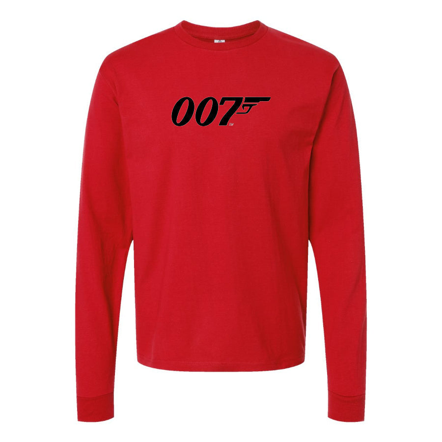 Men's 007 James Bond Movie Long Sleeve T-Shirt