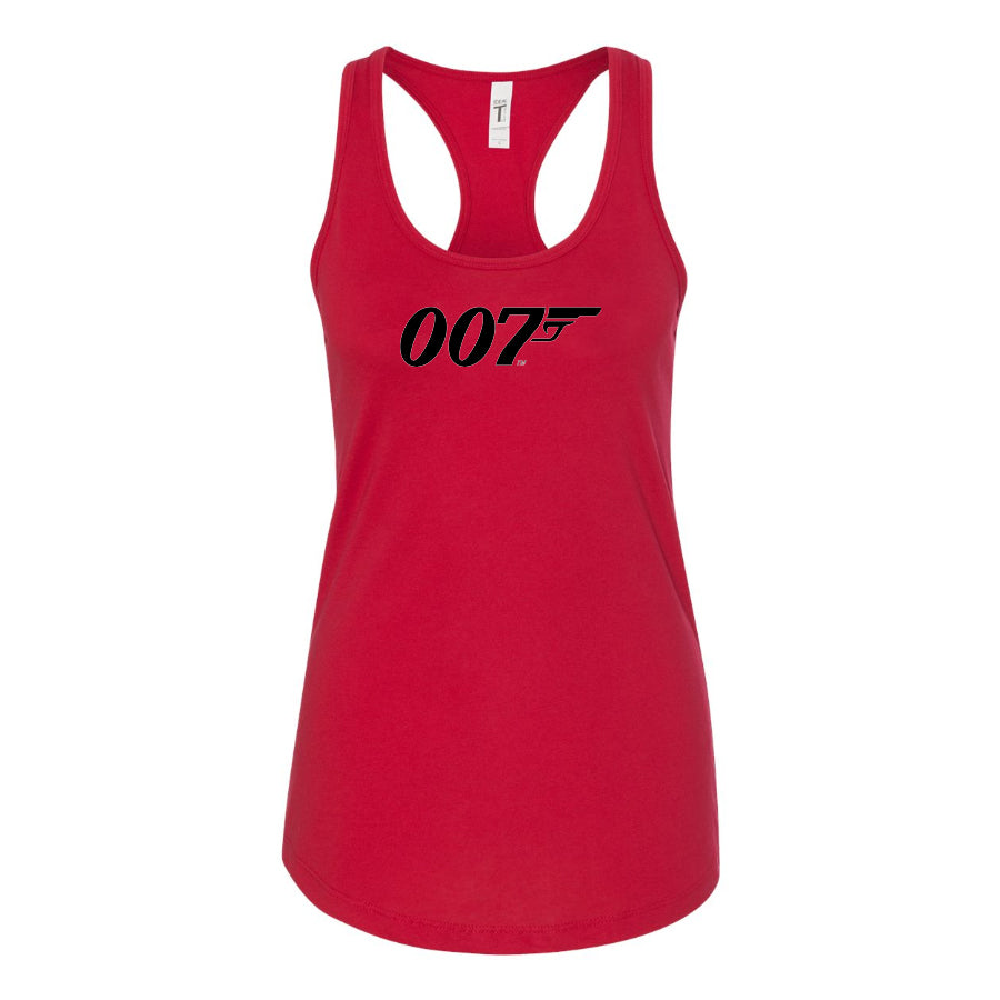 Women's 007 James Bond Movie Racerback Tank Top