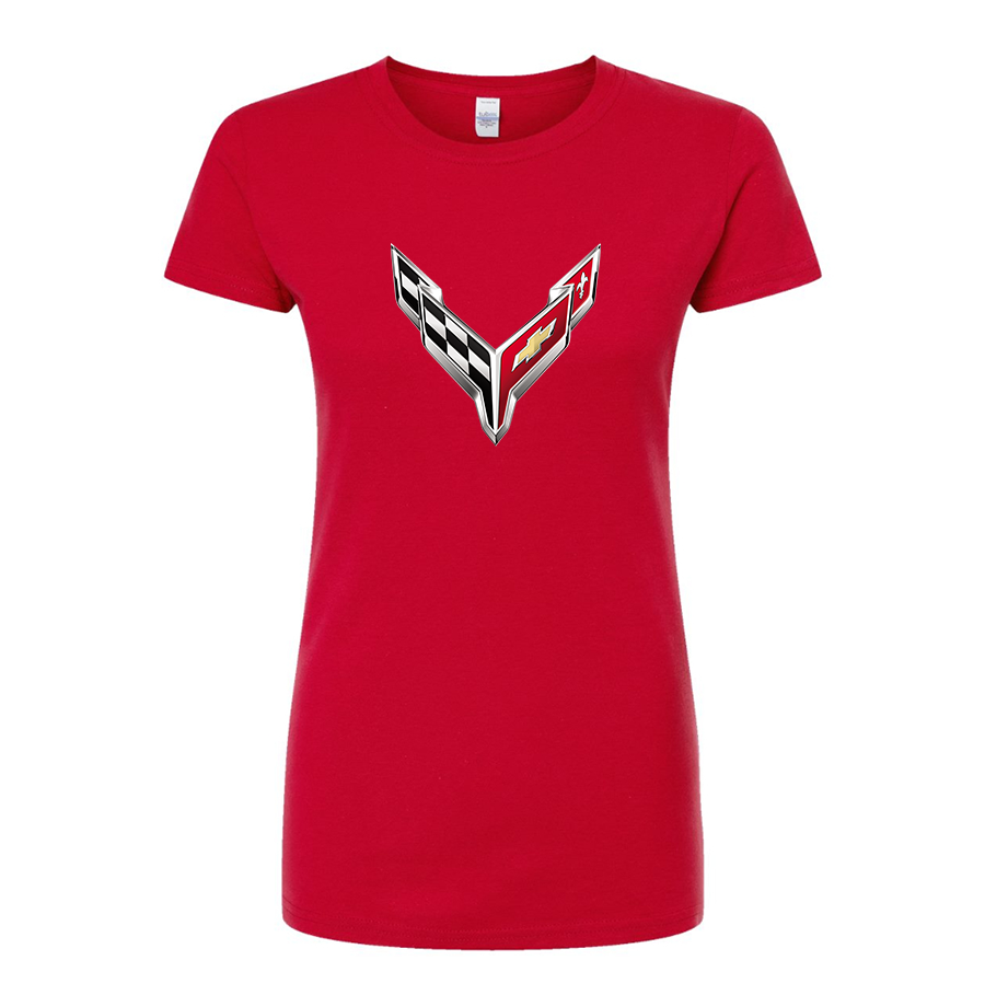 Women’s Chevrolet Corvette Round Neck T-Shirt