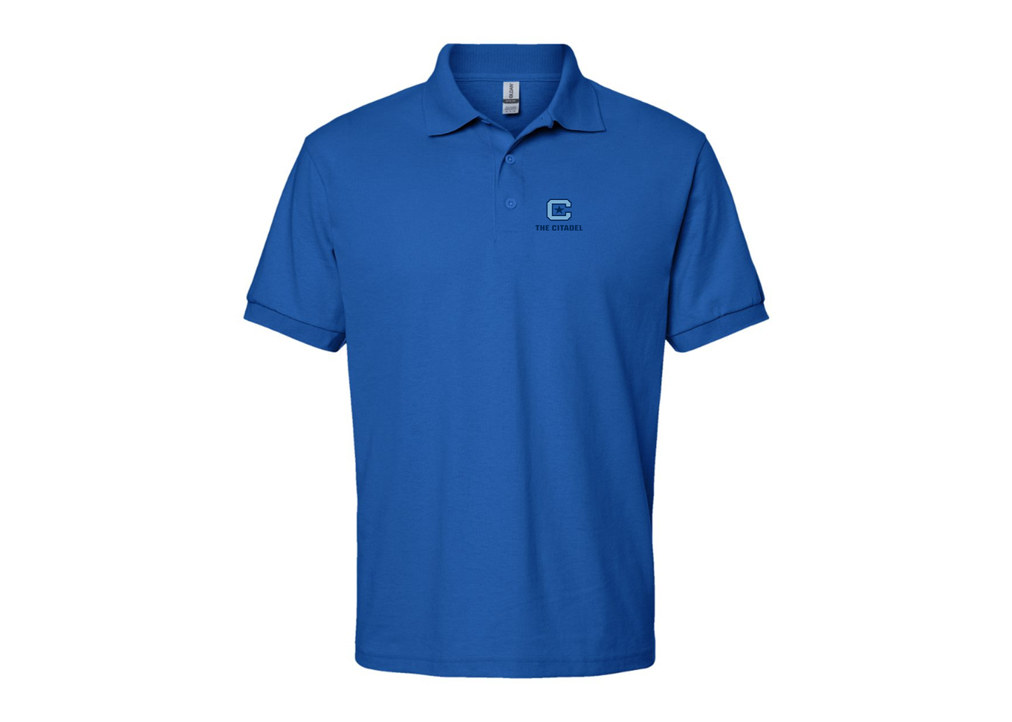 Men' The Citadel Bulldogs Gildan Dry Blend Jersey Polo
