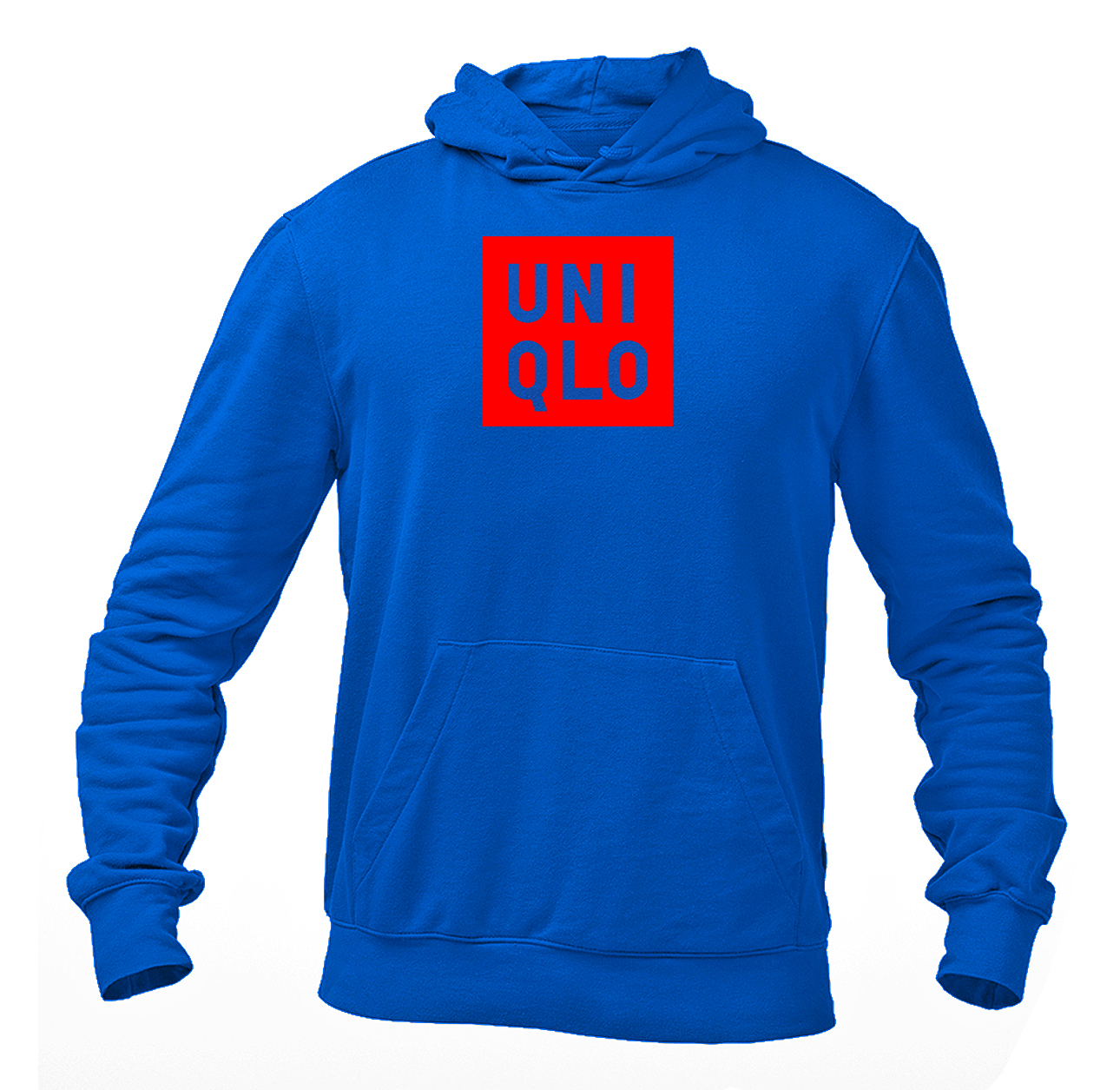 Men's Uniqlo Logo Pullover Hoodie