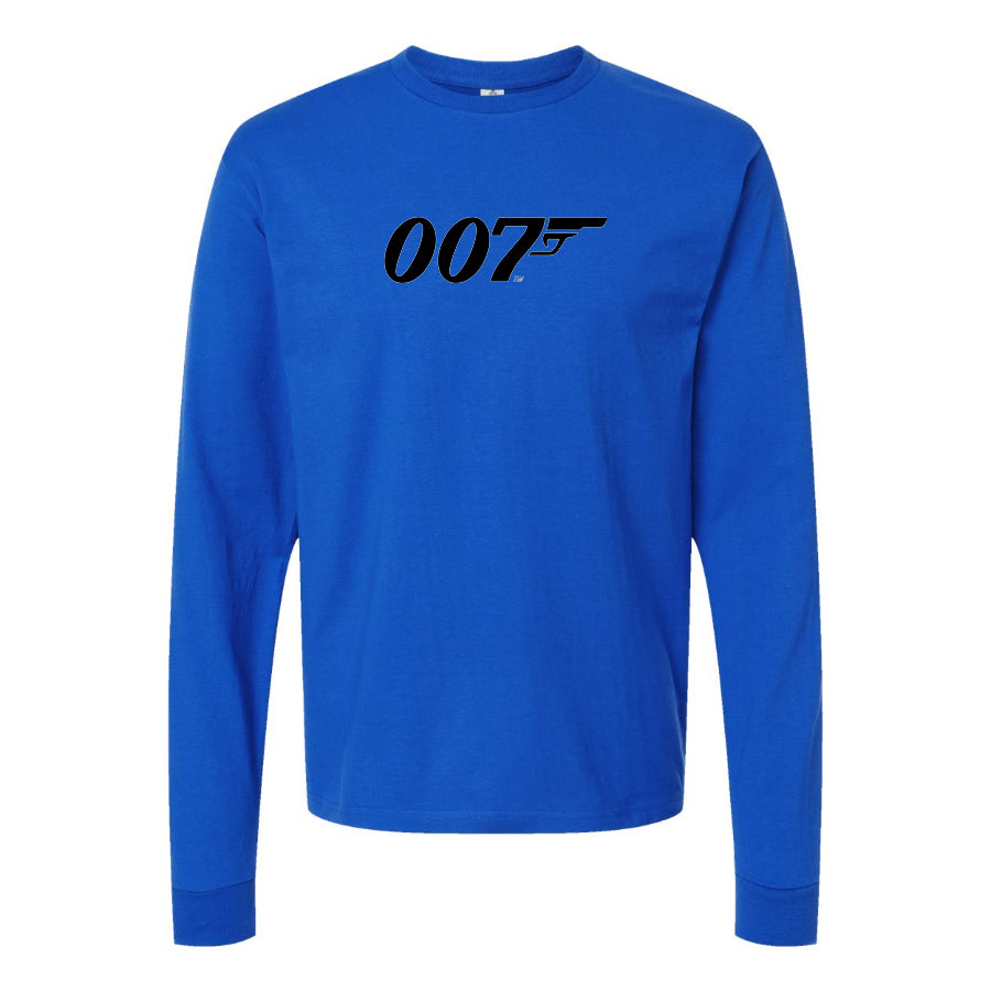 Men's 007 James Bond Movie Long Sleeve T-Shirt